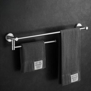 Rotatable Bathroom Towel Rack – 304 Stainless Steel Premium Towel Bar (2 Sizes Available)