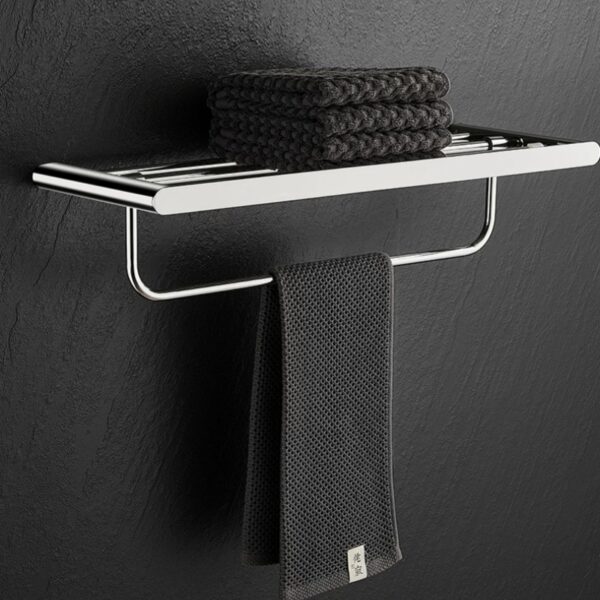 Bathroom Stainless Steel Towel Rack, Mirror Electroplated Finish