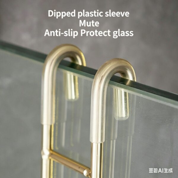 Luxury Bathroom Glass Door Hook (No-Drill Installation)