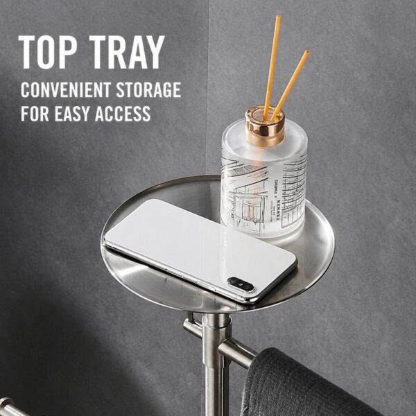 Freestanding Bathroom Towel Rack (Hotel Style) – 2 Colors Available