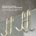 Luxury Bathroom Glass Door Hook (No-Drill Installation)