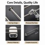 Rotatable Bathroom Towel Rack – 304 Stainless Steel Premium Towel Bar (2 Sizes Available)