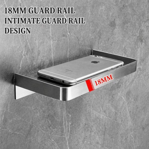 Luxury Wall-Mounted Bathroom Shelf – 4 Colors Available