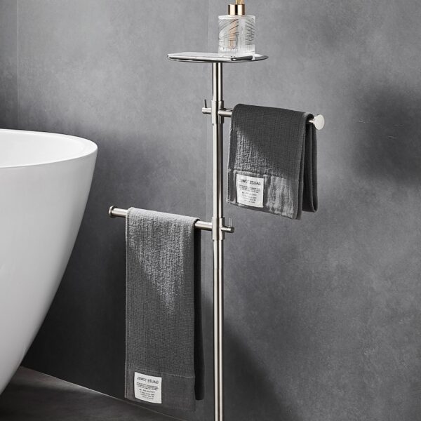 Freestanding Bathroom Towel Rack (Hotel Style) – 2 Colors Available