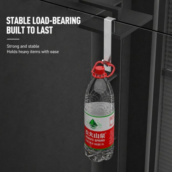 Over the Door Glass Shower Hook (No Drilling Required)