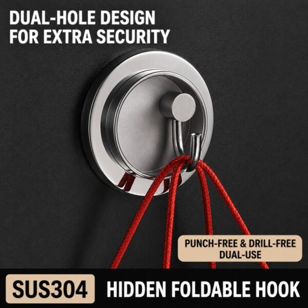 Thickened Stainless Steel Hidden Entryway Hook