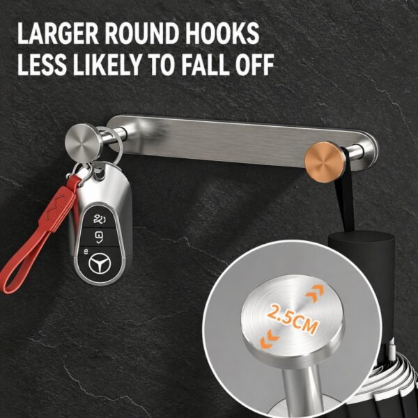 Rustproof Stainless Steel Coat Hook for Doorway  Foyer