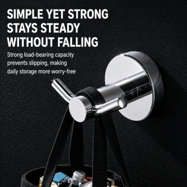 Adhesive Stainless Steel Hook