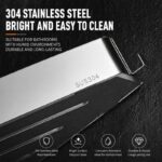 304 Stainless Steel Corner Shower Shelf (No-Drill, Wall Mounted, Triangle Basket)
