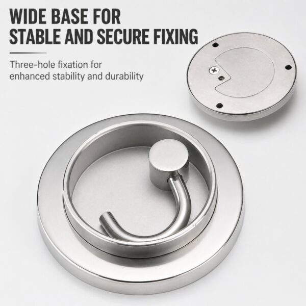 Thickened Stainless Steel Hidden Entryway Hook