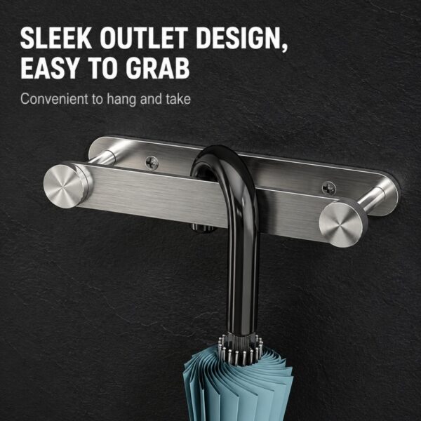 Rustproof Stainless Steel Coat Hook for Doorway  Foyer