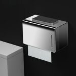 Wall Mounted 304 Stainless Steel Tissue Box Holder (No-Drill)