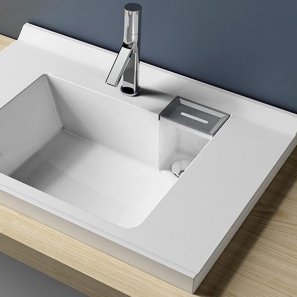 Bathroom cabinet ceramic washbasin soap dish