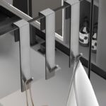 Over the Door Glass Shower Hook (No Drilling Required)
