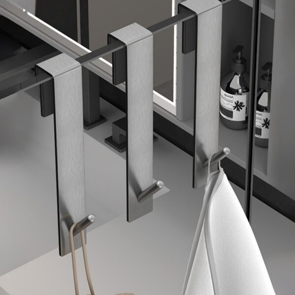 Over the Door Glass Shower Hook (No Drilling Required)