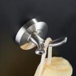 Wall Mounted Stainless Steel Double Robe Hook