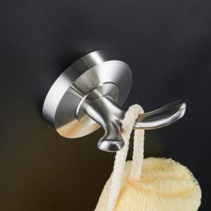 Wall Mounted Stainless Steel Double Robe Hook