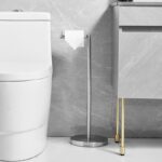Floor Standing Toilet Paper Holder Stainless Steel