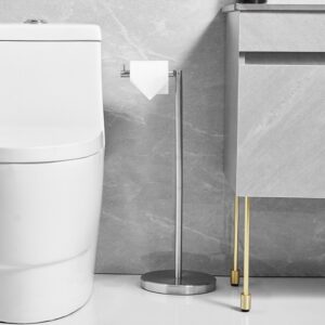 Floor Standing Toilet Paper Holder Stainless Steel