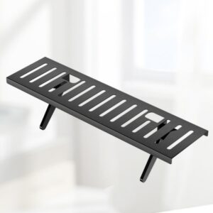 Adjustable TV Top Shelf Monitor Top Mount Shelf (No-Drill, Space Saving Storage)