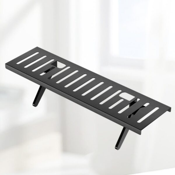 Adjustable TV Top Shelf  Monitor Top Mount Shelf (No-Drill, Space Saving Storage)