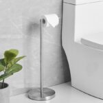 Floor Standing Toilet Paper Holder Stainless Steel