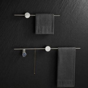 Modern Bathroom Towel Bar – Sleek Single Rail Designving Towel Rack for Bathroom