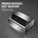Wall Mounted Stainless Steel Toilet Paper Holder (Bathroom, Rustproof)